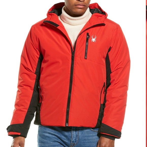 Spyder Other - NEW • Spyder • Mens City to Slope Winter Jacket Red Black M / L Ski Wear